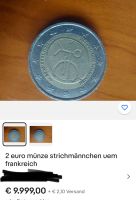 2 Euro Münze Strichmännchen Nordrhein-Westfalen - Neuss Vorschau