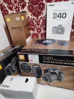 Nikon D40 Double Zoom Kit komplettes Set OVP Hessen - Hanau Vorschau