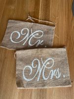 Stuhlbanner Mr & Mrs, Jute, Hochzeit, Deko, Boho *neuwertig* Rheinland-Pfalz - Weitersburg Vorschau