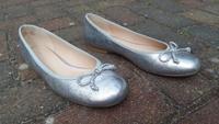 flache silber Pumps 38 Gerry Weber / Josef Seibel, Leder Hamburg-Mitte - Hamburg Billstedt   Vorschau