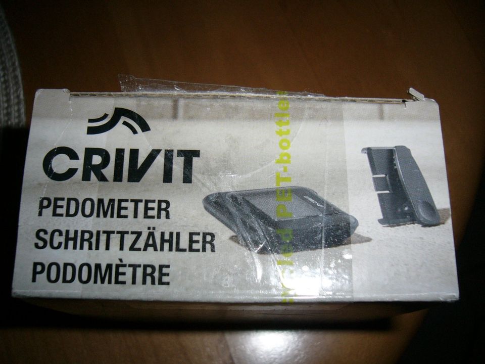 Schrittzähler schwarz Pedometer, unbenutzt in Mommenheim