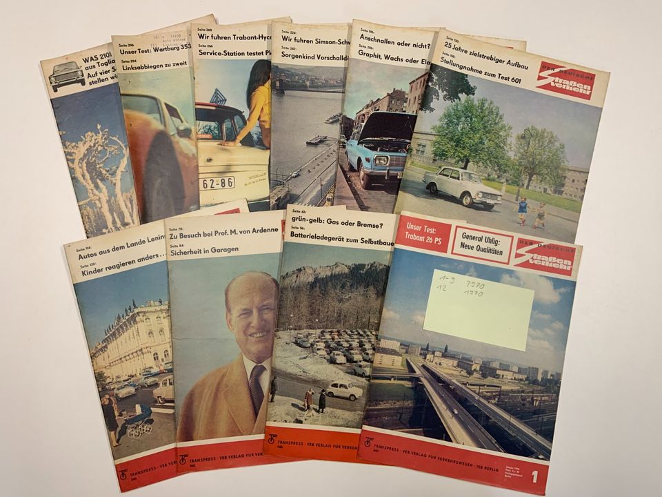 Der Deutsche Straßenverkehr Zeitschrift DDR 203 Hefte in Frankfurt (Oder)