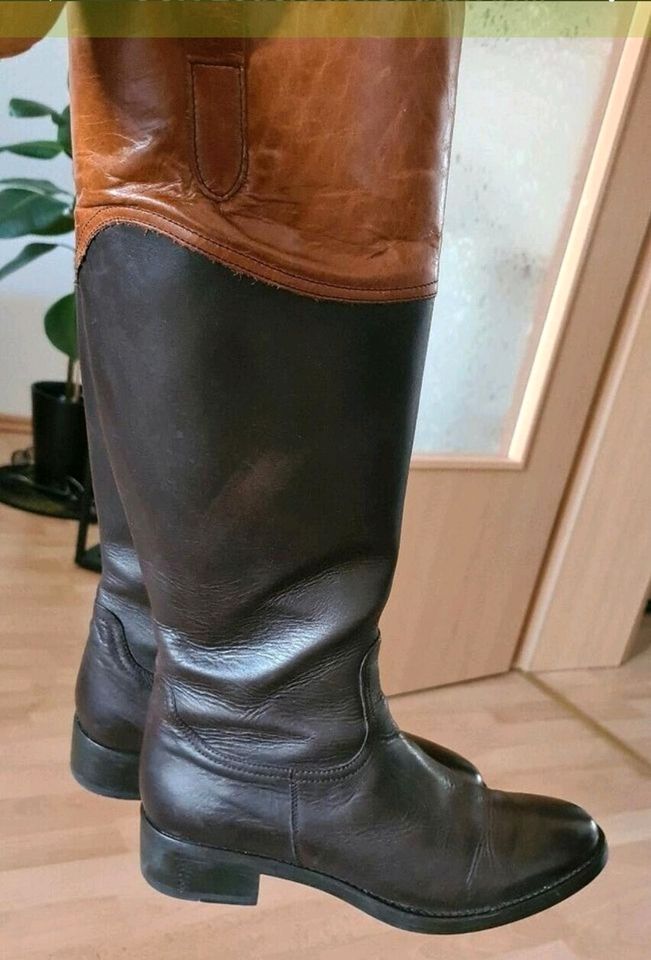 COX Lederstiefel braun cognac Gr.39/40 görtz NP 150€ in Lünen