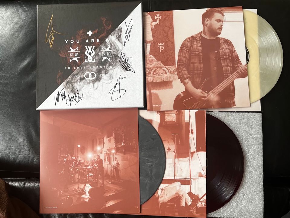 While She Sleeps You Are We 3LP vinyl Box set colored SIGNIERT in Rostock