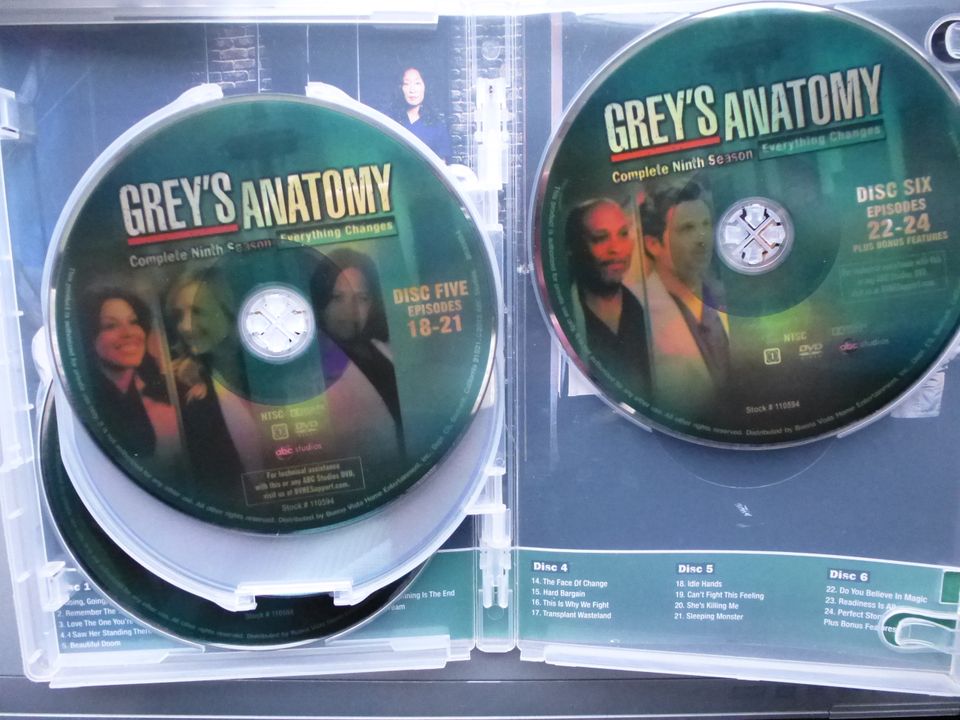 Staffel 9 von Grey's Anatomy NUR AUF ENGLISCH in Velden