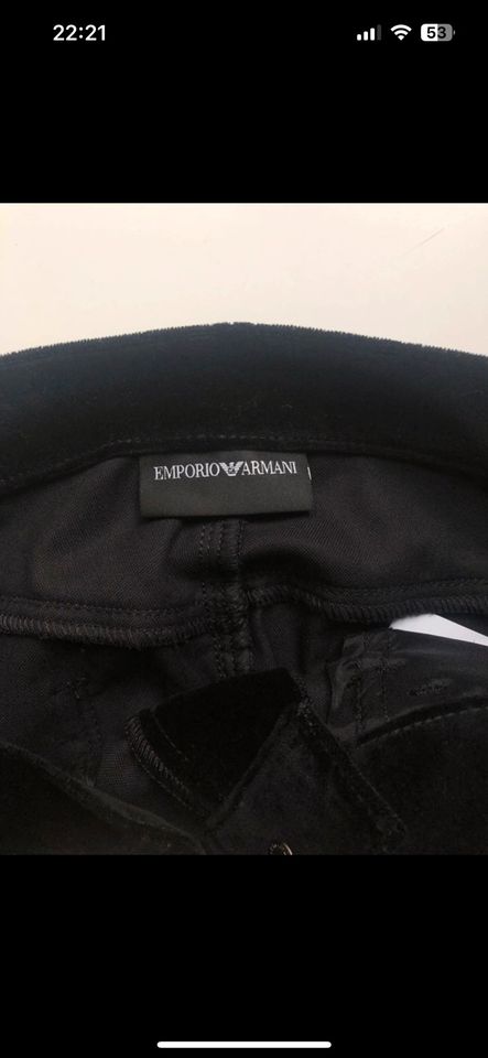 Hose samt Emporio Armani, Gr 25W skinny fit in Düsseldorf