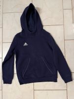 Hoodie Adidas Gr. 140 blau, gebraucht, gut Leipzig - Schönefeld-Abtnaundorf Vorschau