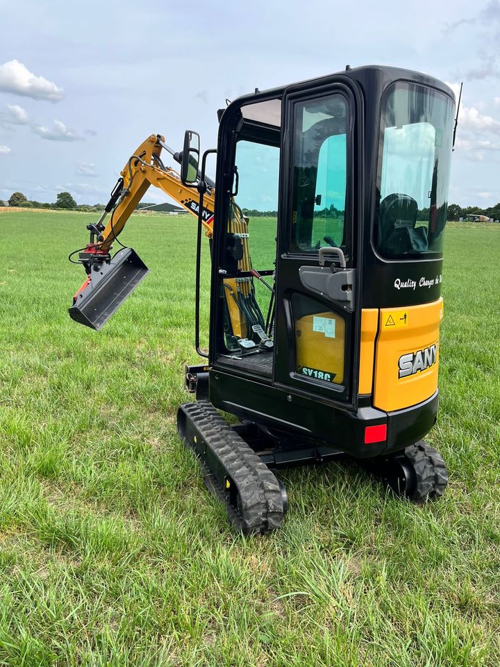 Minibagger Bagger 1,9t Miete Vermietung in Nettetal