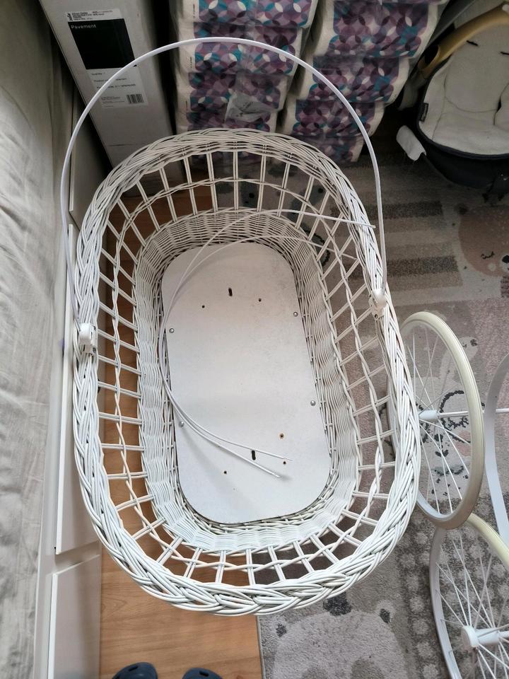 Retro Stubenwagen Beistellbett Bett Kinderbett Wiege Babybett in Markt Schwaben