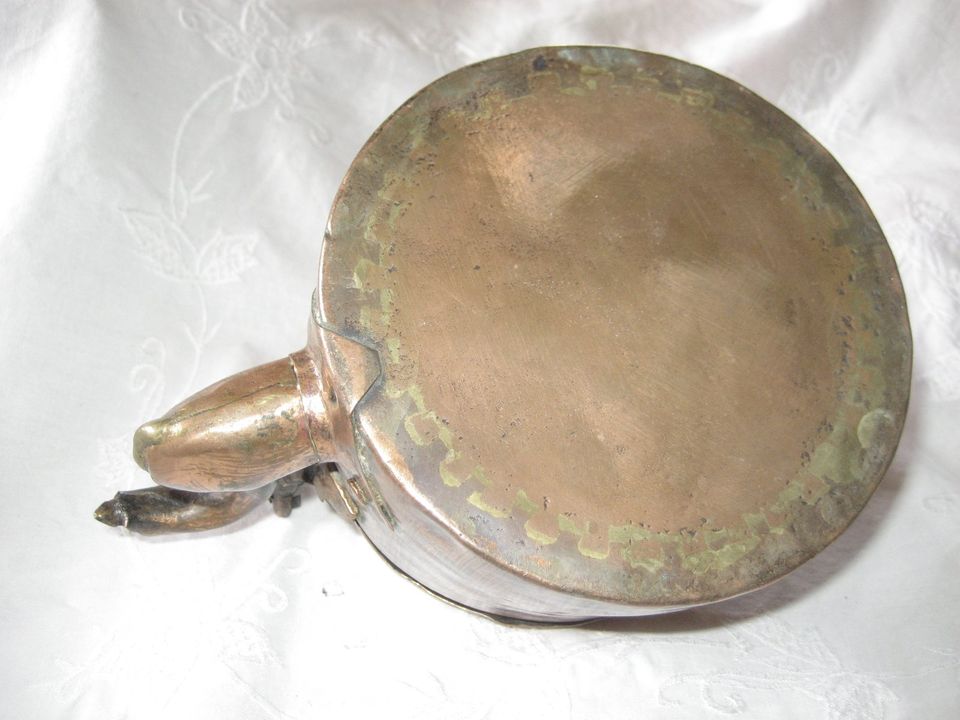 uralter Kupferkessel Kupferkanne Teekessel 1 L. Antik Dekoration in Birkenheide