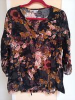 Liberty Woman Blusenshirt Blütenprint schwarz L Niedersachsen - Munster Vorschau