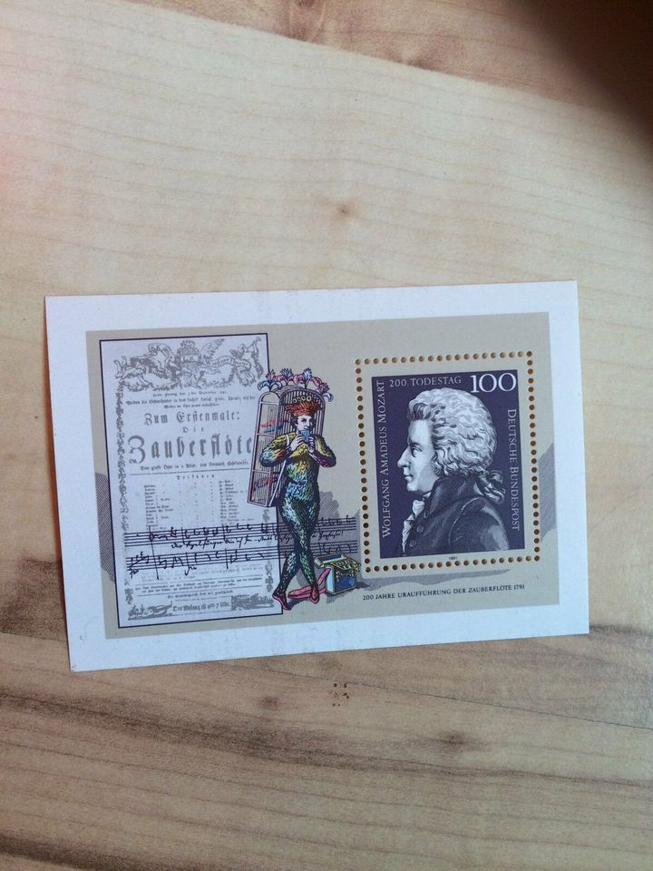 Briefmarken drei Blockausgaben postfrisch 1991 in Limeshain