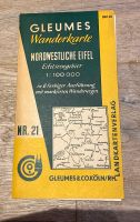 Wanderkarte Nordwestliche Eifel Gleumes Nr. 21  1950 Nordrhein-Westfalen - Solingen Vorschau