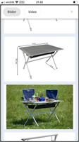 Camping-Rolltisch aus Aluminium Hessen - Fuldabrück Vorschau