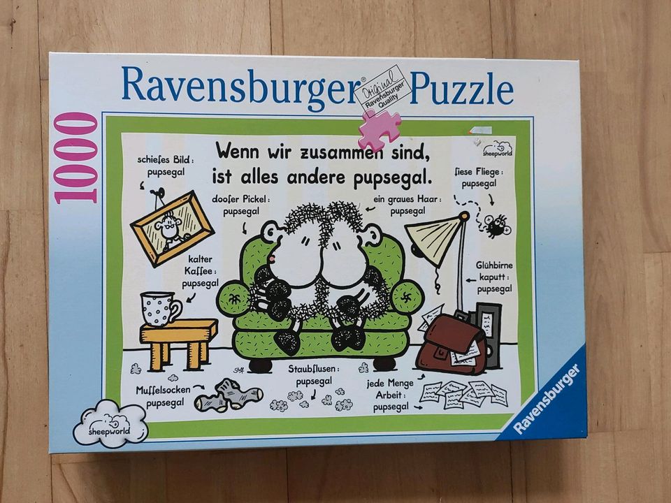 Ravensburger Puzzle sheepworld 1000 Teile in Wörth am Rhein
