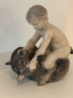 Porzellan Figur Kämpfender Faun mit Bär Royal Copenhagen Berlin - Mitte Vorschau