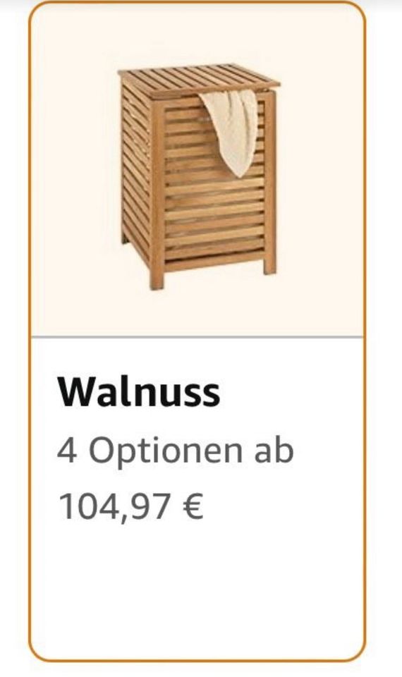 Haushaltsauflösung Wäschekorb Holz in Hamburg