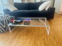 BoConcept Lugo Couchtisch in stilvollem weiß und Glas Hamburg-Nord - Hamburg Uhlenhorst Vorschau