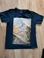 T-Shirt dunkelblau mit Aufdruck Gr. L Saarland - St. Ingbert Vorschau