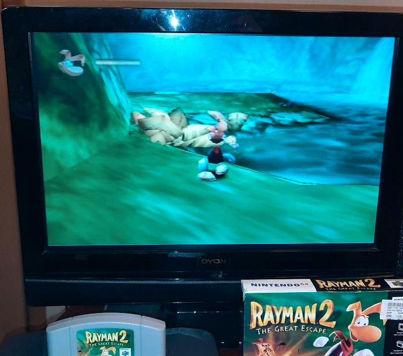 Nintendo 64 Spiel : RAYMAN 2 + LÖSUNGSBUCH  ( CIB ) in Mönchengladbach