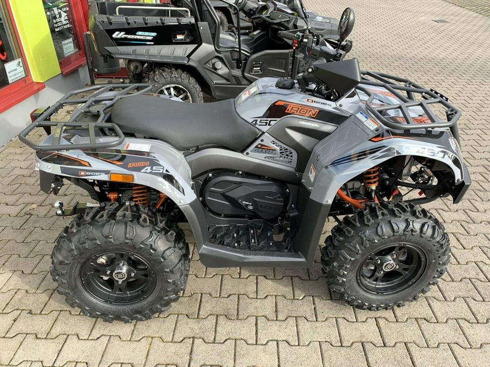 Frühlingsaktion ATV Quad Goes Iron 450 ltd. Grey/Green in Waltershausen