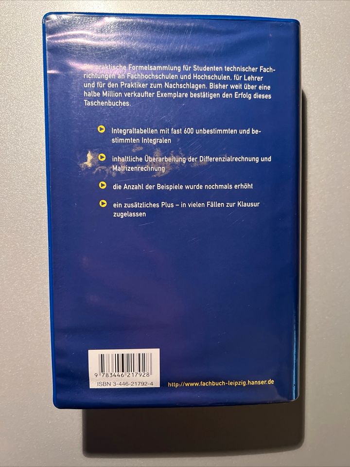 Taschenbuch Mathematischer Formeln in Adelheidsdorf