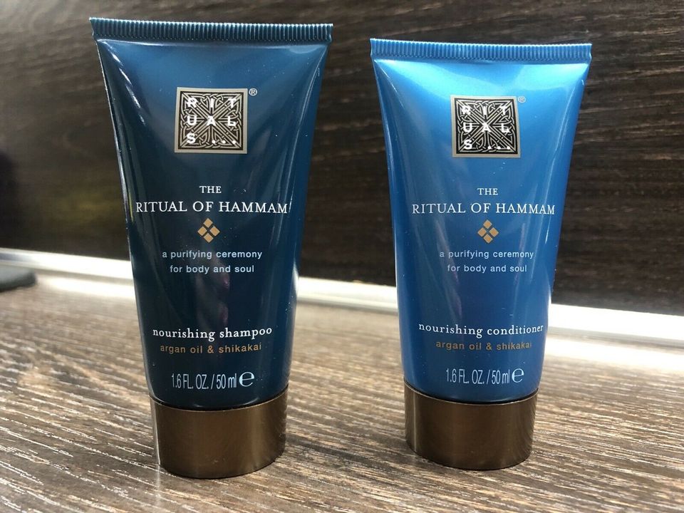 The Ritual of Hammam, Shampoo und Conditioner, je 50 ml, NEU in Denkte