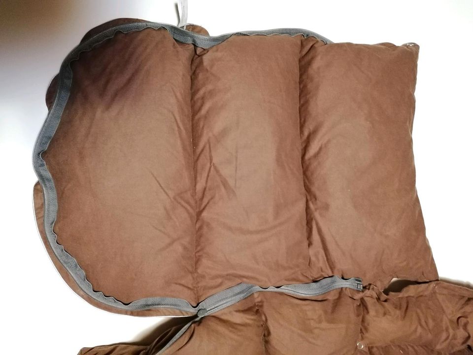 Nomite Daunenfußsack Fußsack für Kinderwagen in Nossen