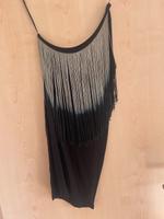 Fransen Minikleid Dress Zara Größe S schwarz Silber Hessen - Pfungstadt Vorschau