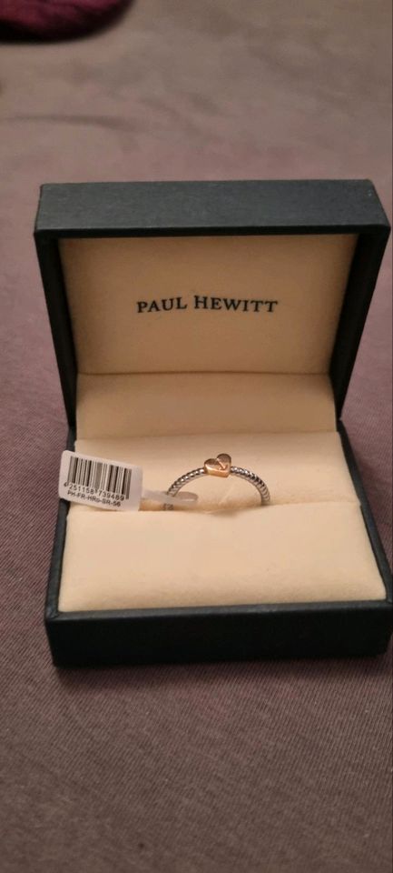 Paul Hewitt Ring Herz Anker Silber Rosegold neu in 56 in Würzburg