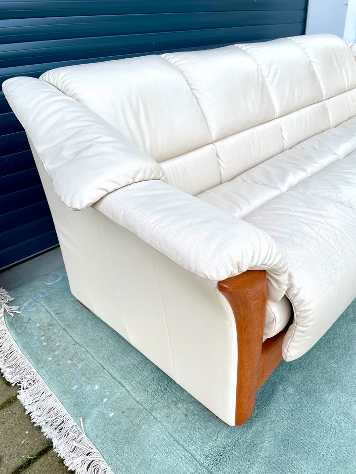 Stressless Ekornes Leder Couch original Norway in Bensheim