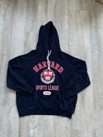 H&M Hoodie S/36 Havard Blau Navy rot Kapuzenpullover Niedersachsen - Hanstedt Vorschau