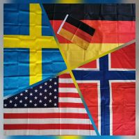 Länderflaggen XL USA, Schweden, Norwegen, Deutschland Sachsen-Anhalt - Naumburg (Saale) Vorschau