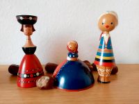 3 Holz Figuren Folklore Salvo Eesti Vintage Sammlerstücke Kreis Ostholstein - Timmendorfer Strand  Vorschau