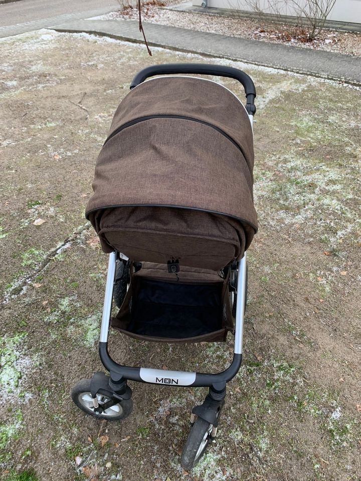 Moon LUSSO Kombi-Kinderwagen mit Tragetasche,Regenverdeck,Adapter in Berlin