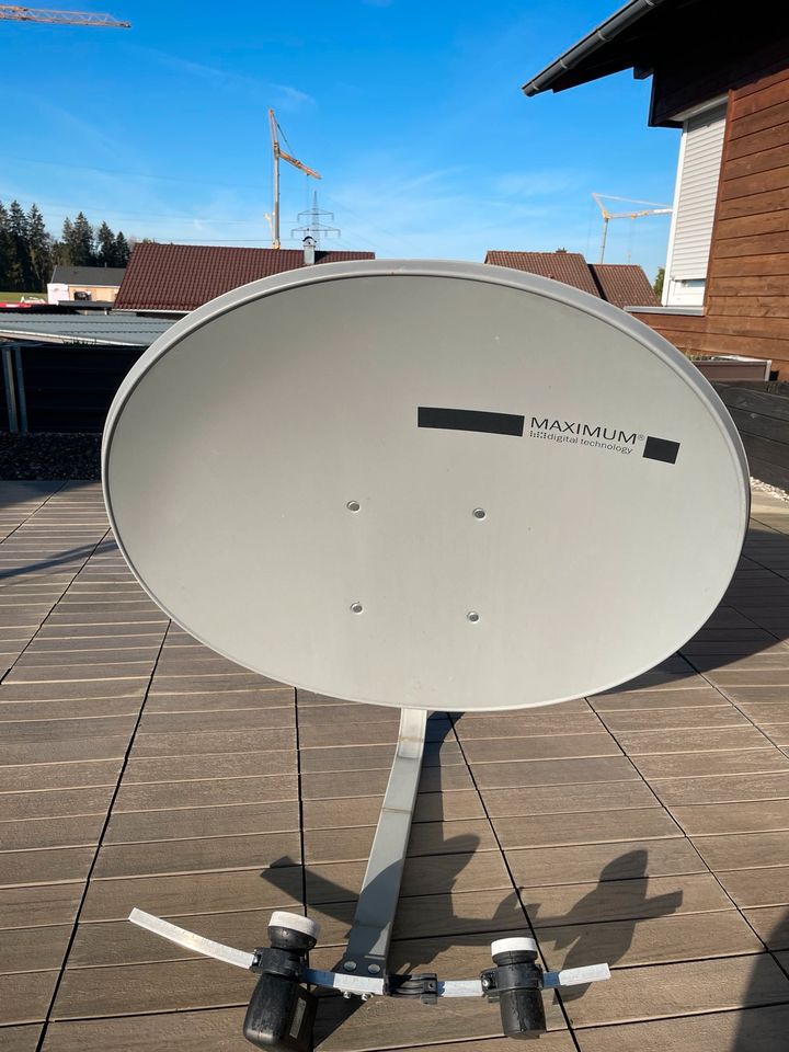 Sat Antenne Maximum Multi-focus T-85, 2xLNB 1xReciever in Sigmarszell