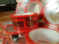 HIFI Klebeband 66m 1,50€ Stück VORSICHT Glas! Rollen Paketband Baden-Württemberg - Fellbach Vorschau