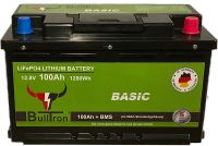 BullTron Basic 12.8V LiFePO4 100Ah inkl. BMS mit 100A Dauerstrom Hannover - Herrenhausen-Stöcken Vorschau