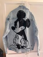 Bershka Denim Oversize Jeans Jacke Mickey Mouse Eimsbüttel - Hamburg Niendorf Vorschau