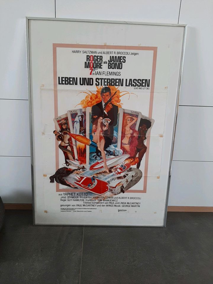Kino Film Plakat James Bond Leben und Sterben lassen in Erfurt