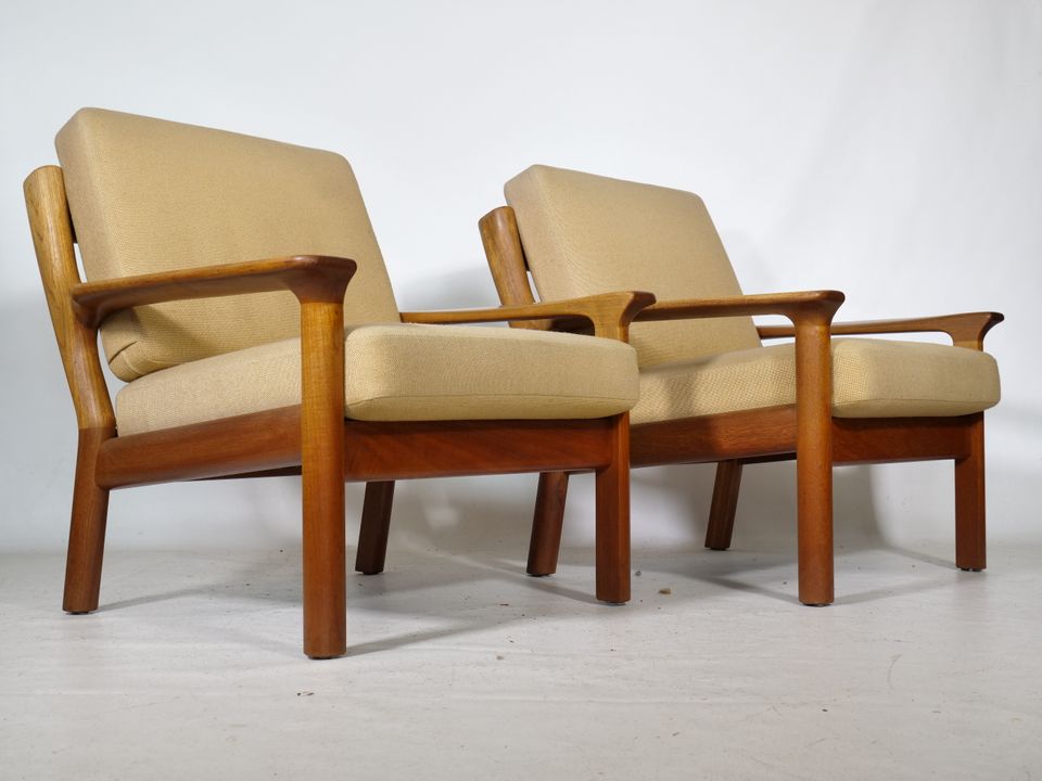 Teak Sessel Danish Design Skandi Mid-Century 60er Jahre SET in Mainz