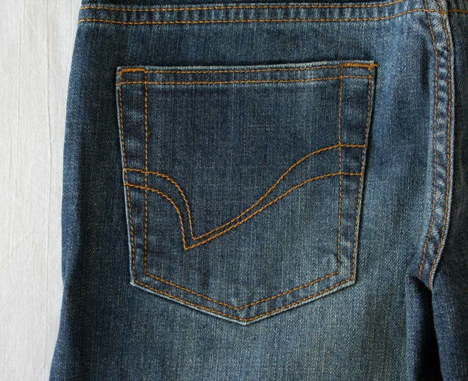 Only Jeans Gr. 36 / 34 blau jeansblau gerades Bein used Look in Bassum