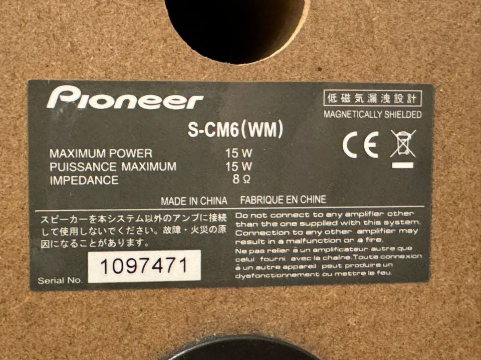 Stereoanlage Pioneer S-CM6 (WM) in Aachen