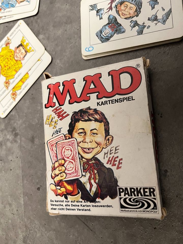 MAD Parker 1980 Kartenspiel in Georgenthal
