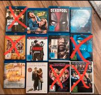 Blu Ray u. DVD Konvolut, zB Deadpool, Django, Prometheus Bayern - Neuenmarkt Vorschau