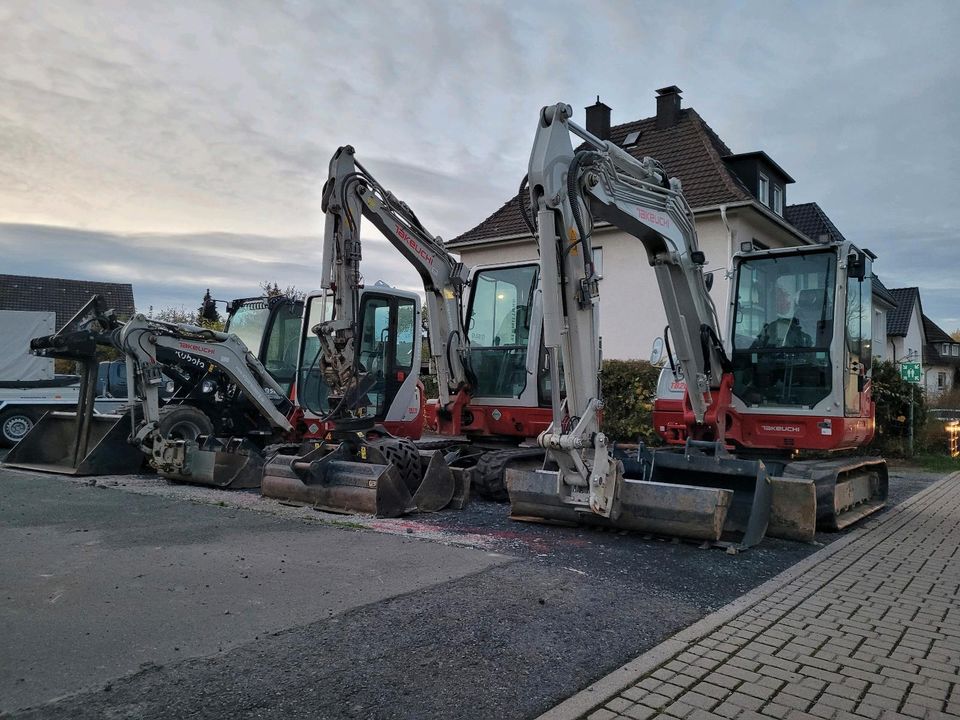 Minibagger Bagger Baggervermietung in Arnsberg