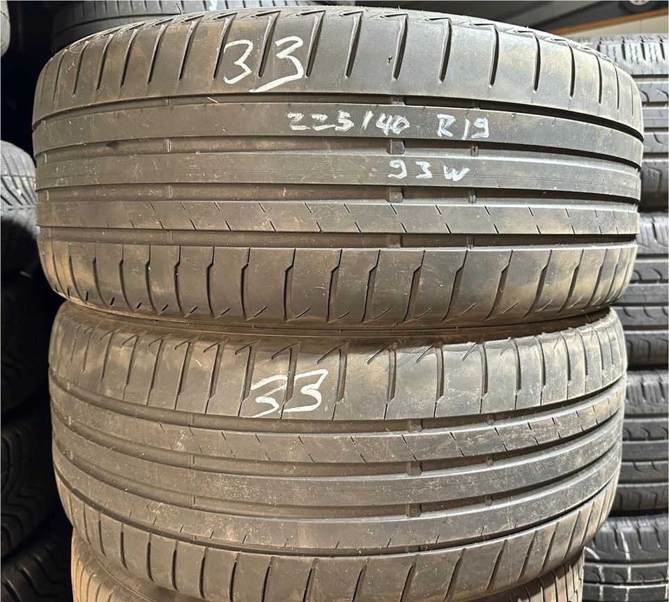 2x 225/40 R19 93W Bridgestone Turanza T005 Sommerreifen in Gievenbeck