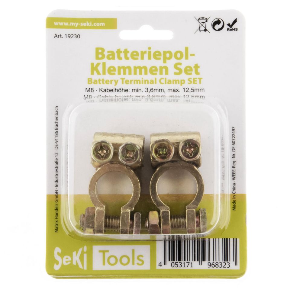 Batteriepolklemmen-Set und -Abdeckungen - Polklemme, Batteriepol,  Batterieklemme