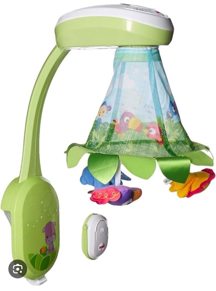 Fisher Price 2in1 Rainforest Musikmobile, Spieluhr mit Projekto in Blankenfelde-Mahlow