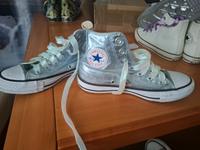 chucks 36 in Silber Sonderedition Hessen - Oestrich-Winkel Vorschau
